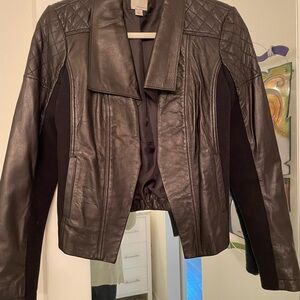 Women's Black Leather Jacket